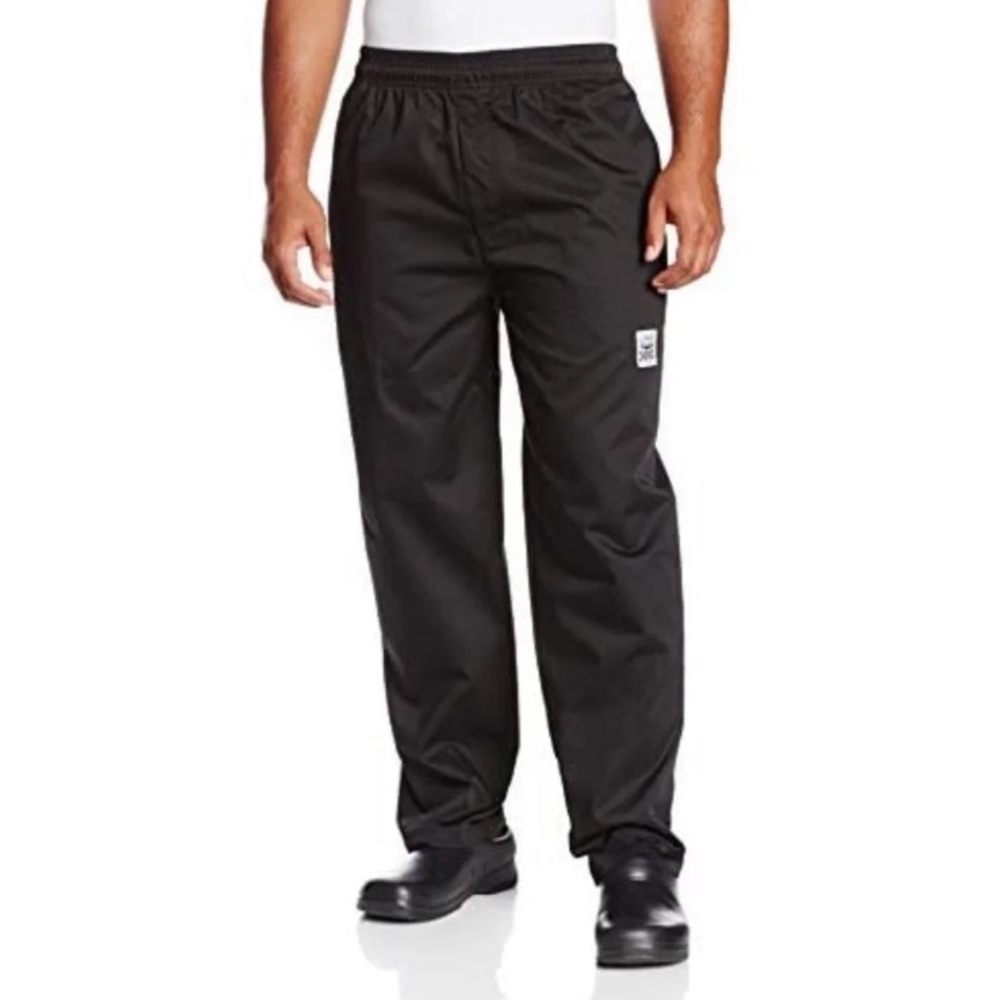 Black chef cook pants Size S NEW perfect for catering uniform